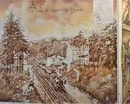 001 Départ de la gare de Sèvres – Ville-d’Avray (Hauts-de-Seine) pour une randonnée vers Paris via les étangs de Corot, la forêt de Fausses Reposes,...